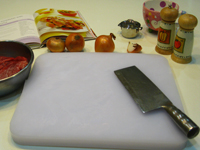 1 inch cutting board for Letchon, tuna and etc