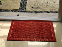 doormat with wave design